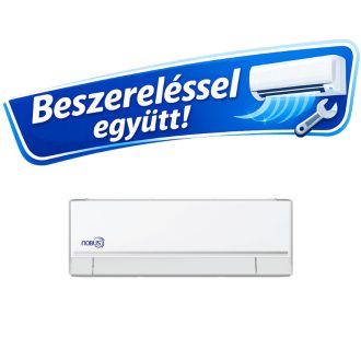   Nobus NBSPBU-12HRFN8-QRD6GW oldalfali split klíma 3,5 kW (BESZERELÉSSEL!)